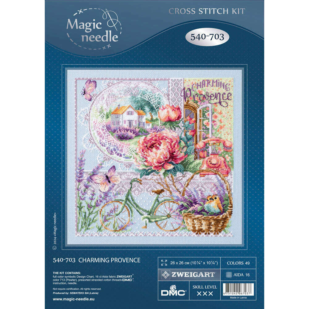 Charming Provence 540-703 Counted Cross-Stitch Kit