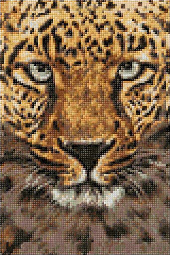 Cheetah CS069 7.9 x 11.8 inches Crafting Spark Diamond Painting Kit