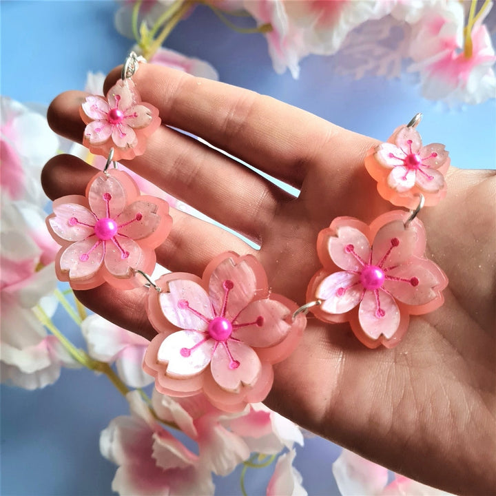 Cherry Blossom Charm Necklace - Pre Order 2