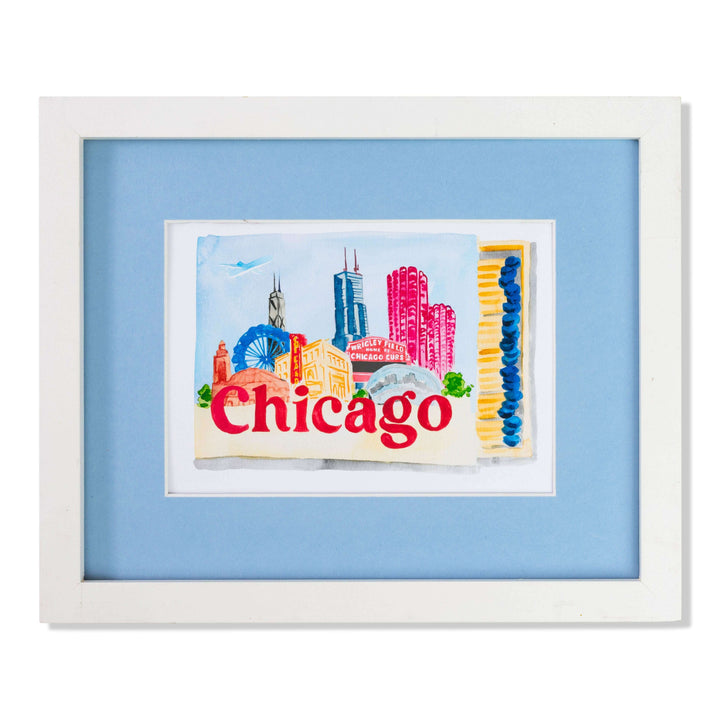 Chicago Matchbook Art Print