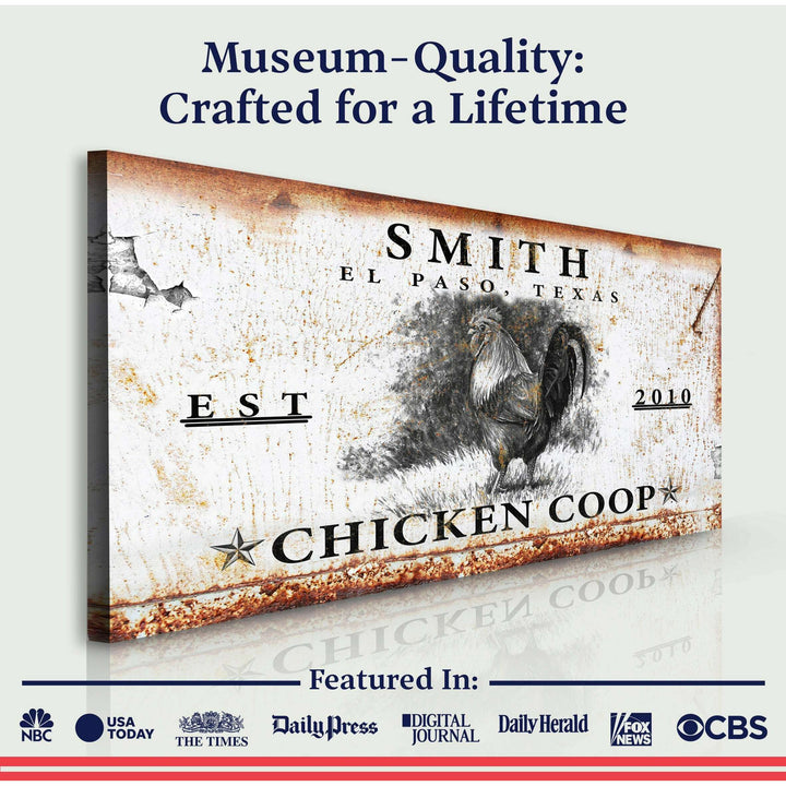 Chicken Coop Sign VI
