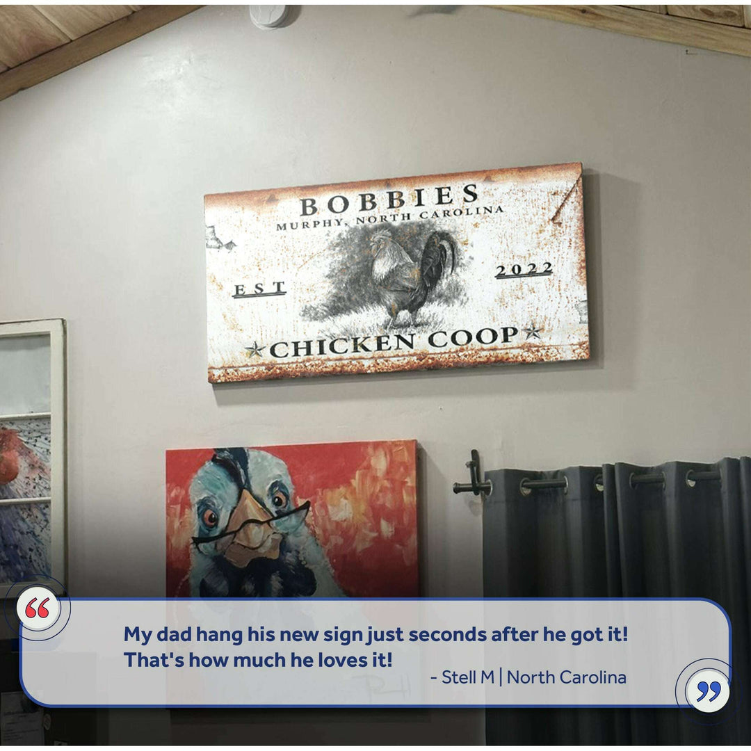 Chicken Coop Sign VI