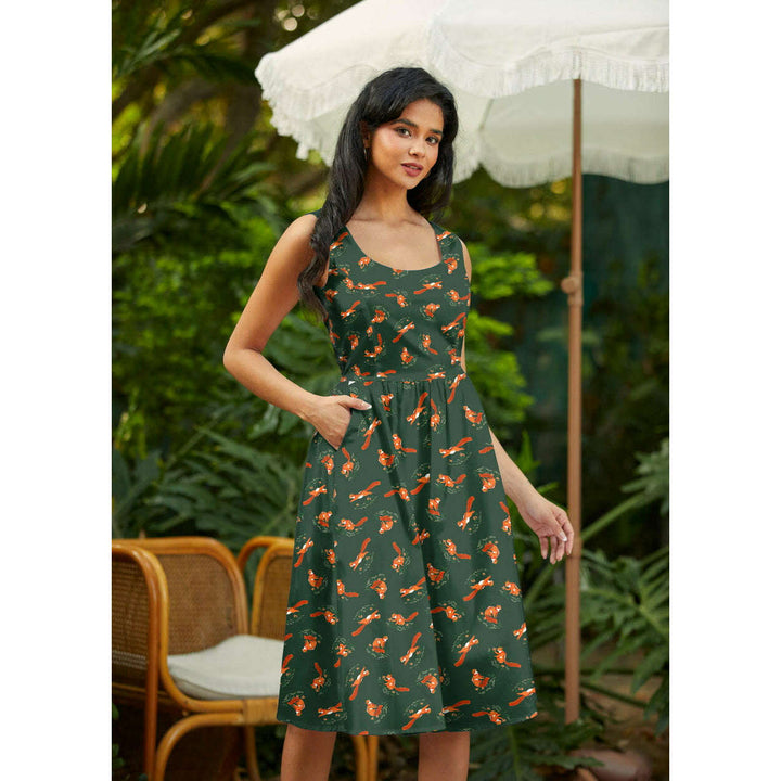 Chipmunks Fit & Flare Dress