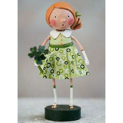 Chloe's Clovers St. Patrick's Day Figurine by Lori Mitchell - Quirks!