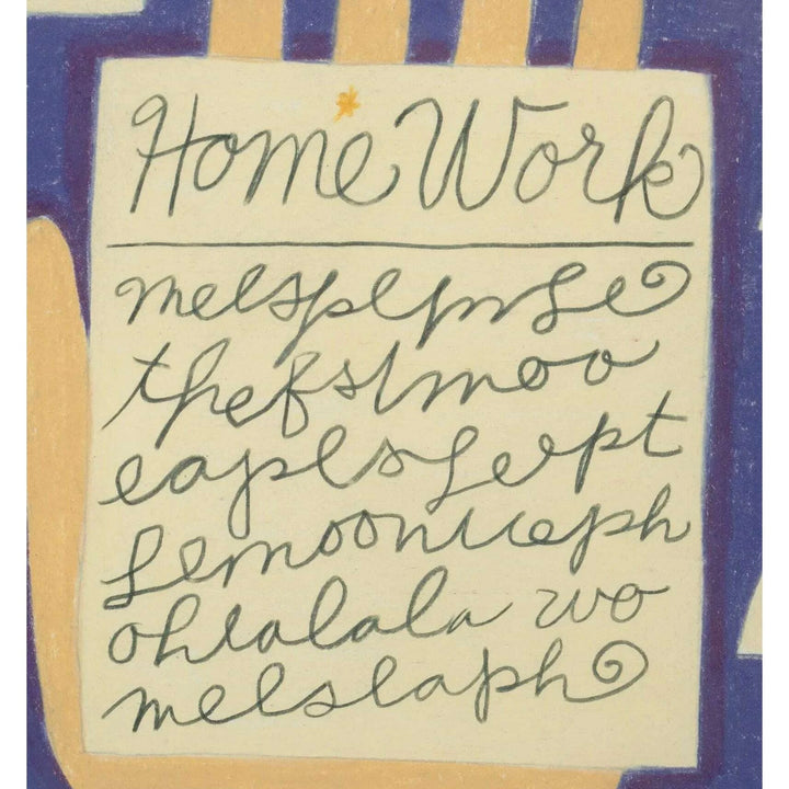 Chris Roberts-Antieau Mixed Media Collage 'Home Work'