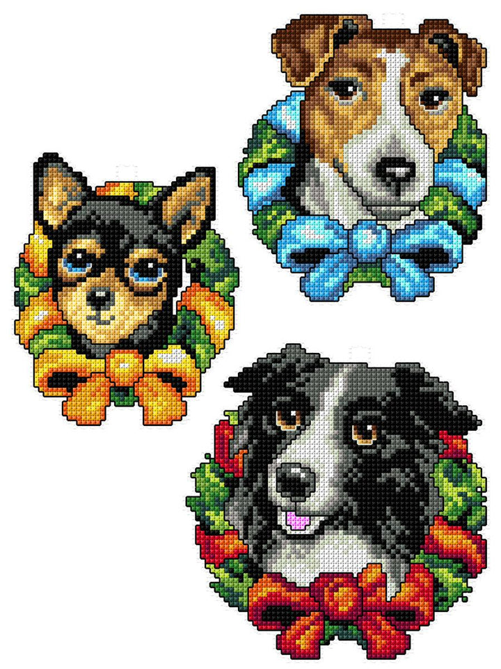 Christmas animals 158CS Counted Cross-Stitch Kit