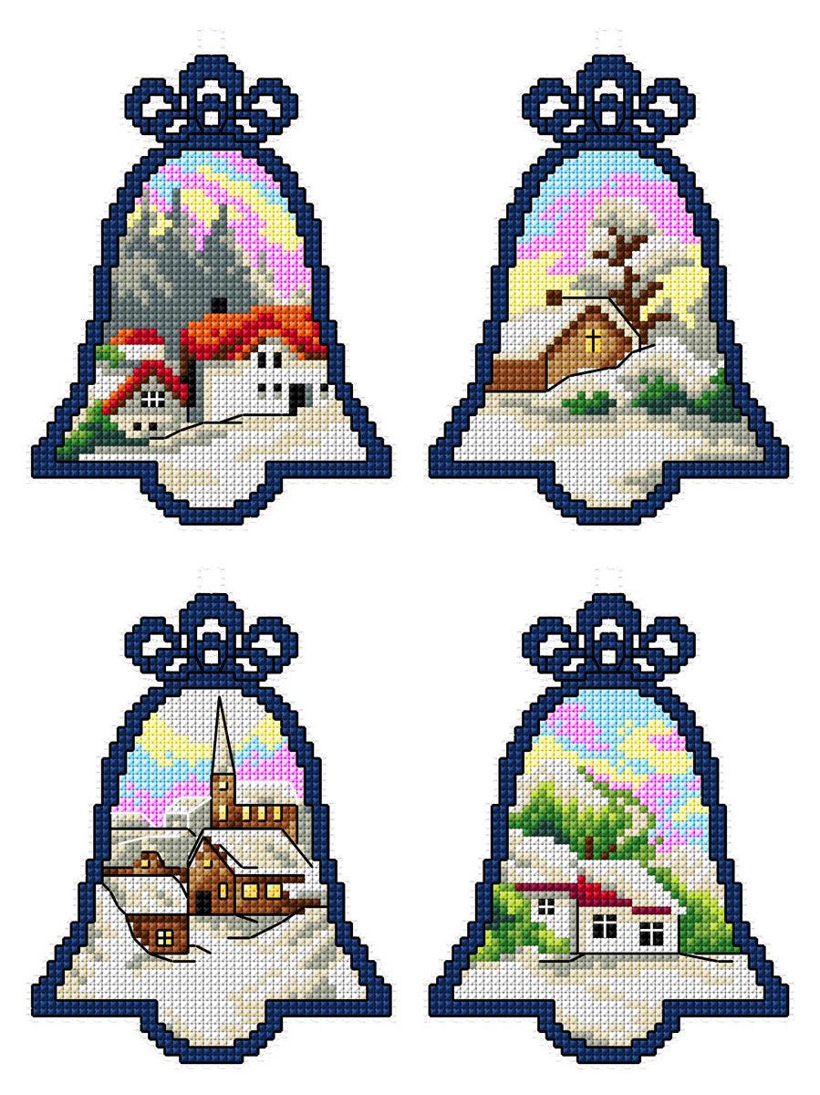 Christmas Bells 152CS Counted Cross-Stitch Kit