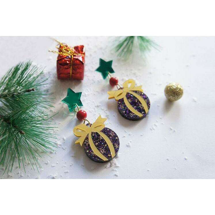 Christmas Bulbs Earrings by Laliblue - Quirks!