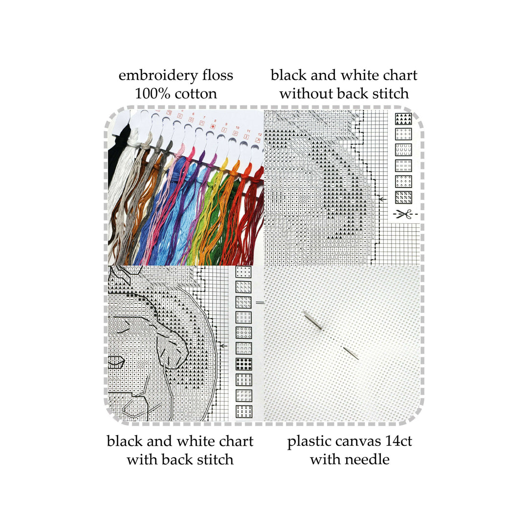 Christmas coasters 161CS Counted Cross-Stitch Kit