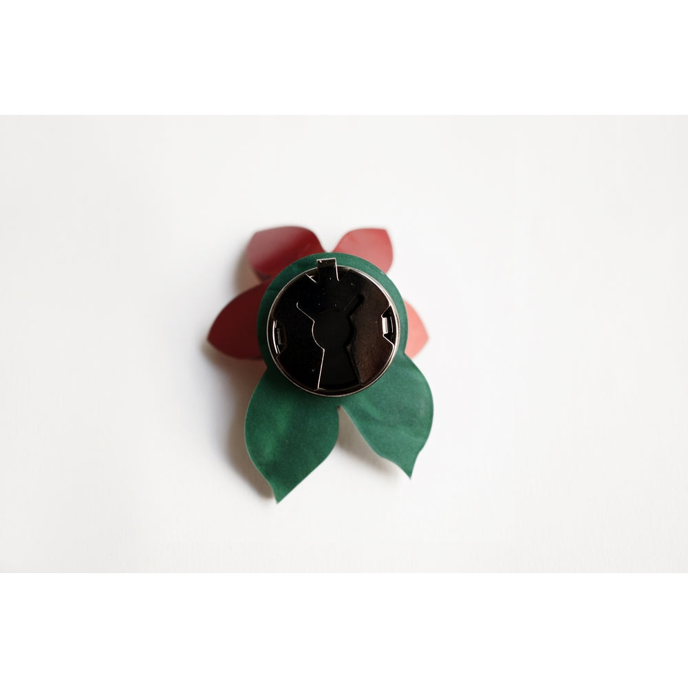 Christmas Flower Button Cover by Laliblue 4