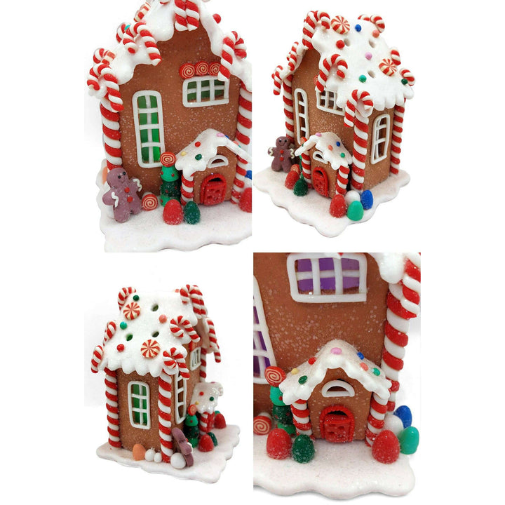 Christmas Gingerbread House. Wizardi Festive Decoration F07-N2-20-HA020B