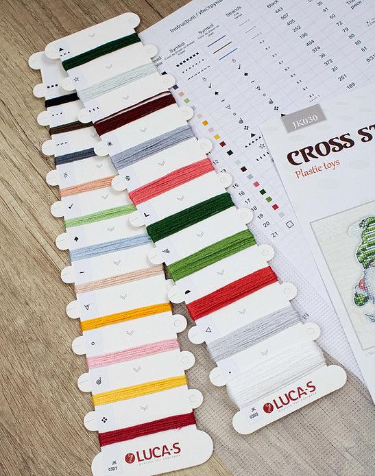 Christmas Gnomes JK030L Counted Cross-Stitch Kit