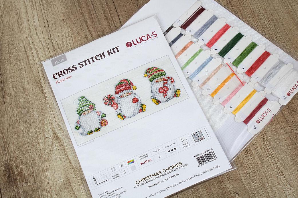 Christmas Gnomes JK030L Counted Cross-Stitch Kit