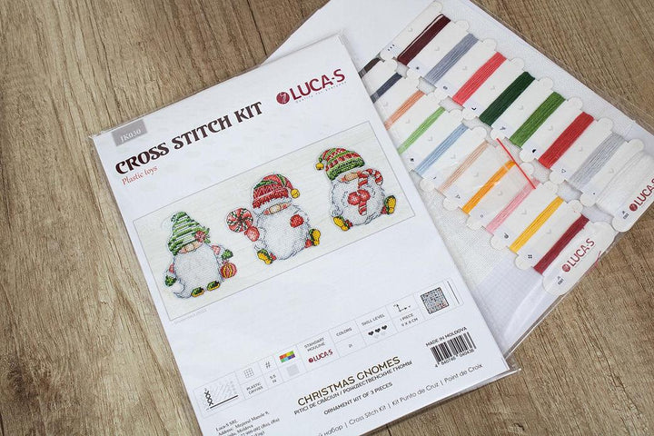 Christmas Gnomes JK030L Counted Cross-Stitch Kit
