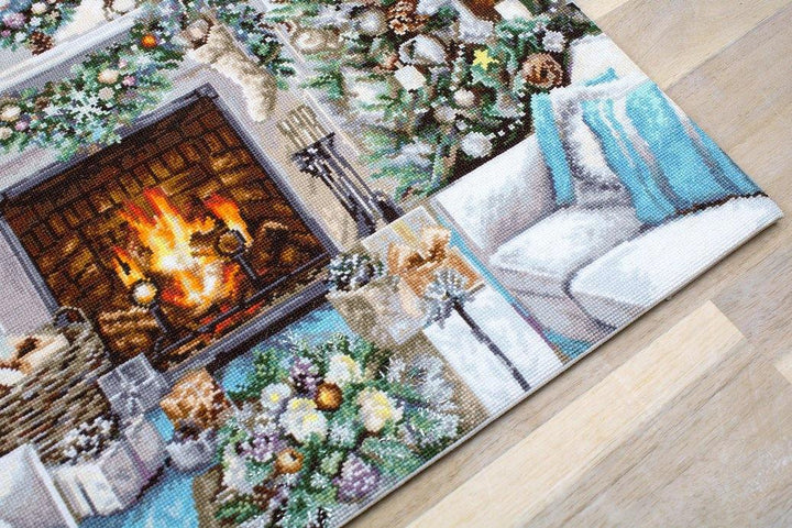 Christmas Interior B2394L Counted Cross-Stitch Kit