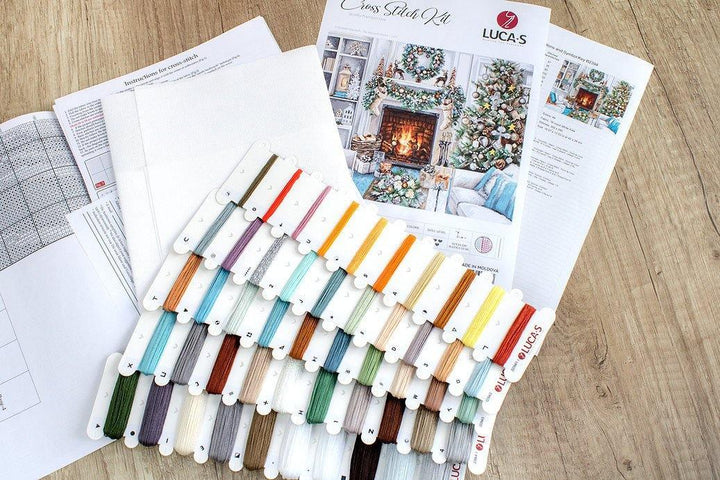 Christmas Interior B2394L Counted Cross-Stitch Kit