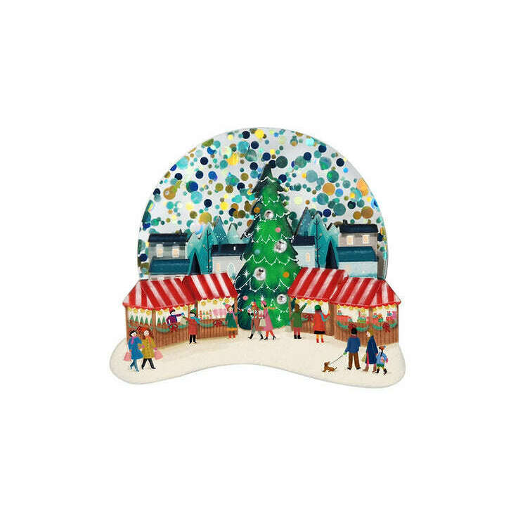 Christmas Market Brooch by Laliblue