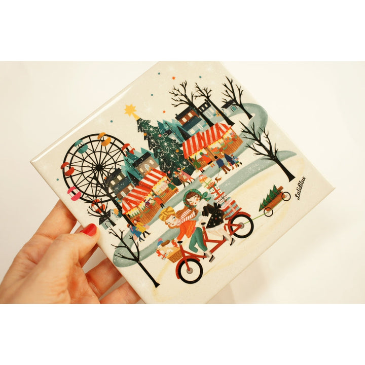 Christmas Market Tile by Laliblue 2