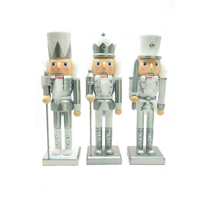 Christmas Nutcracker the Swordsman. Wizardi Classic Wooden Festive Decoration F07M14-34-N01364A