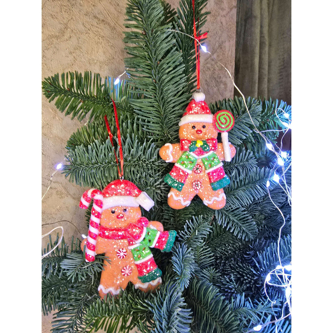 Christmas Ornament - Gingerbread Man. Wizardi Festive Decoration F07-N2-5-AEE046A