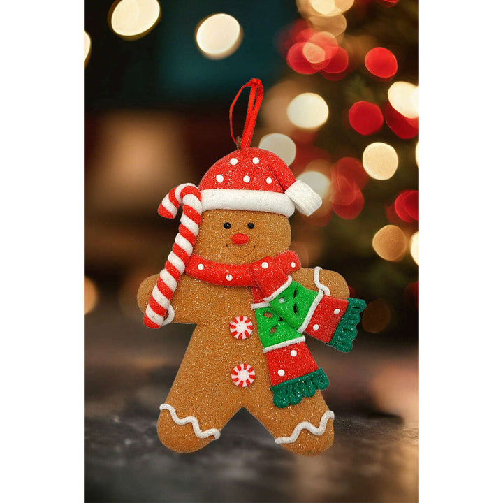 Christmas Ornament - Gingerbread Man. Wizardi Festive Decoration F07-N2-5-AEE046B