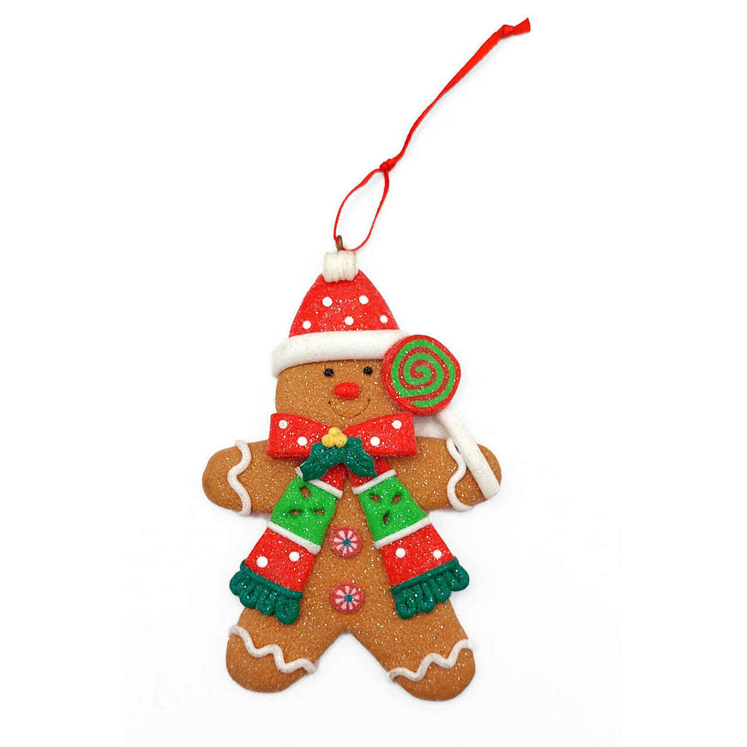Christmas Ornament - Gingerbread Man. Wizardi Festive Decoration F07-N2-5-AEE046C