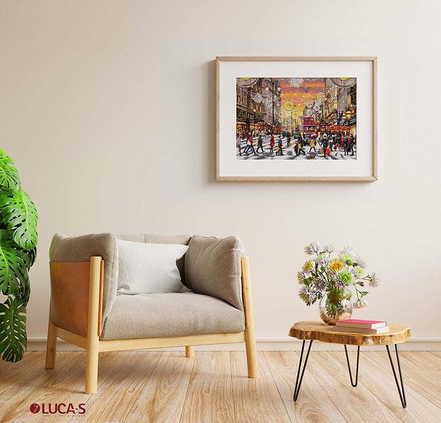 Christmas Shopping BU5007L Counted Cross-Stitch Kit