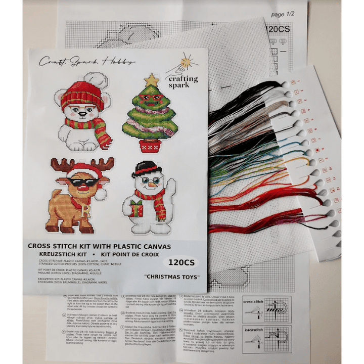 "Christmas Toys" 120CS Counted Cross-Stitch Kit