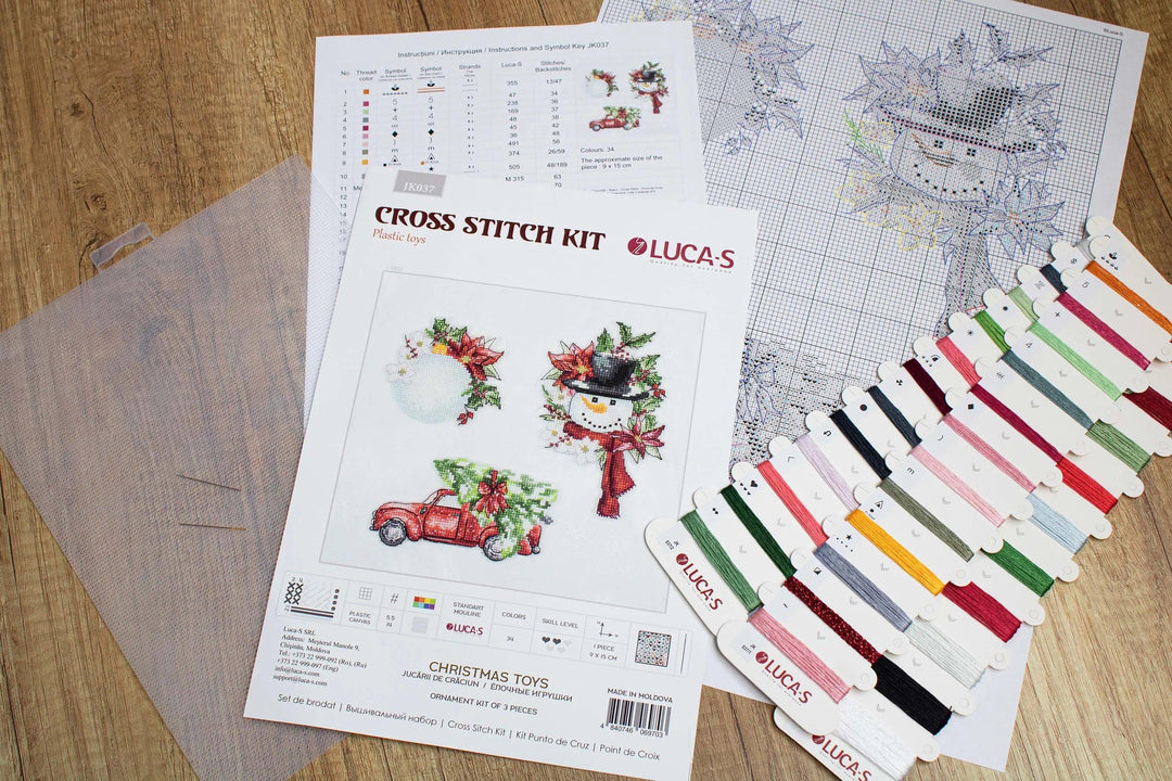 Christmas Toys JK037L Counted Cross-Stitch Kit