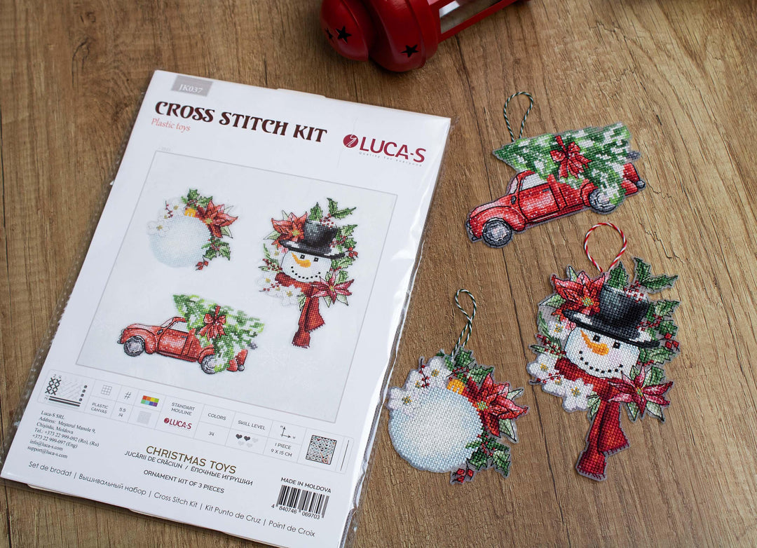 Christmas Toys JK037L Counted Cross-Stitch Kit