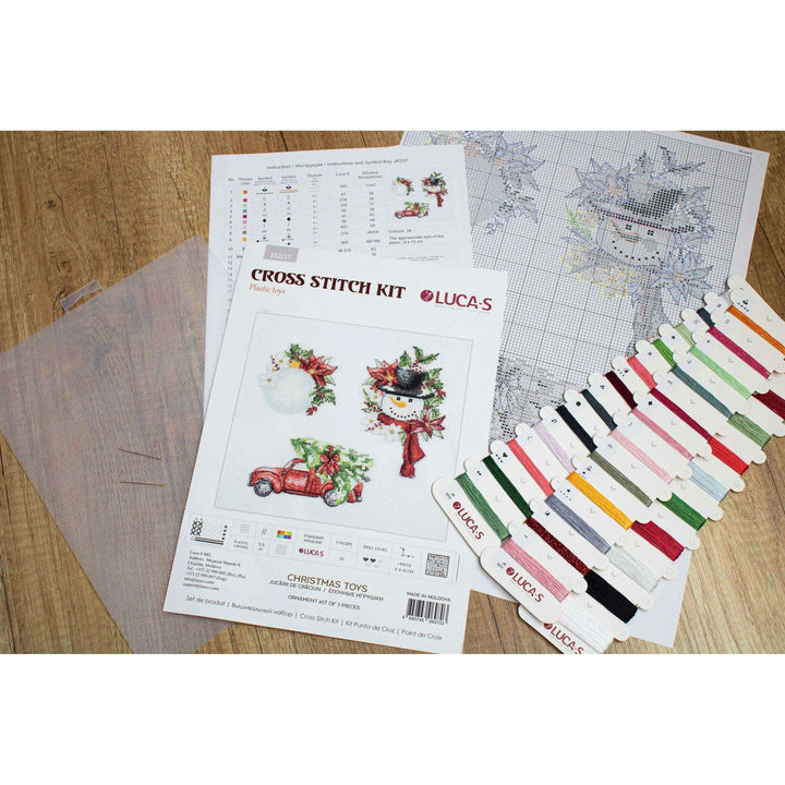 Christmas Toys JK037L Counted Cross-Stitch Kit
