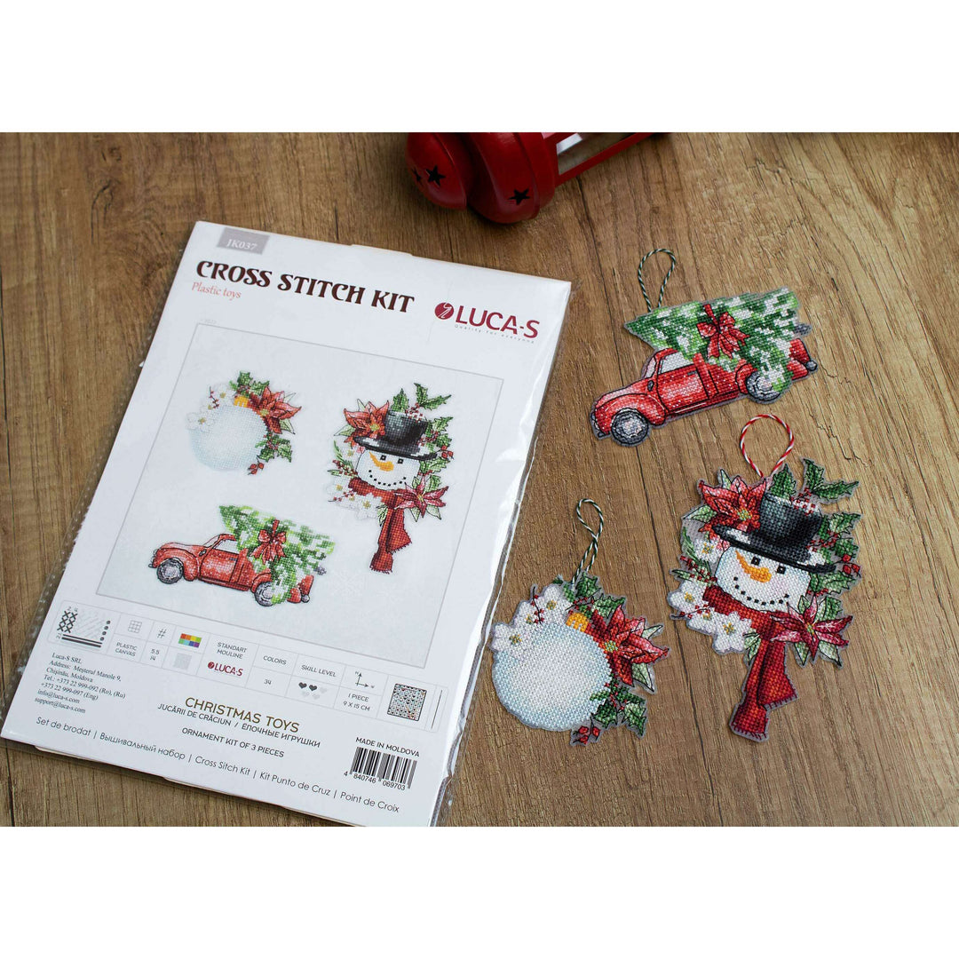 Christmas Toys JK037L Counted Cross-Stitch Kit