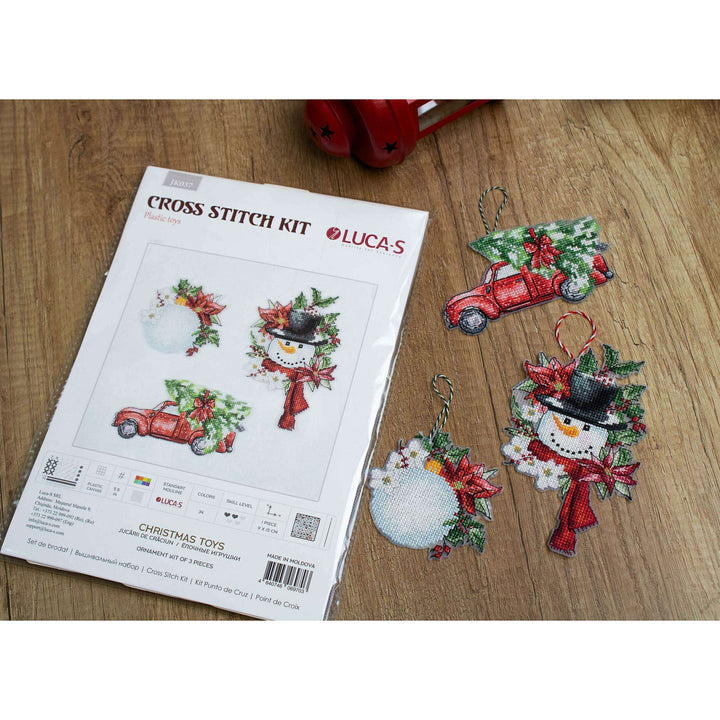 Christmas Toys JK037L Counted Cross-Stitch Kit