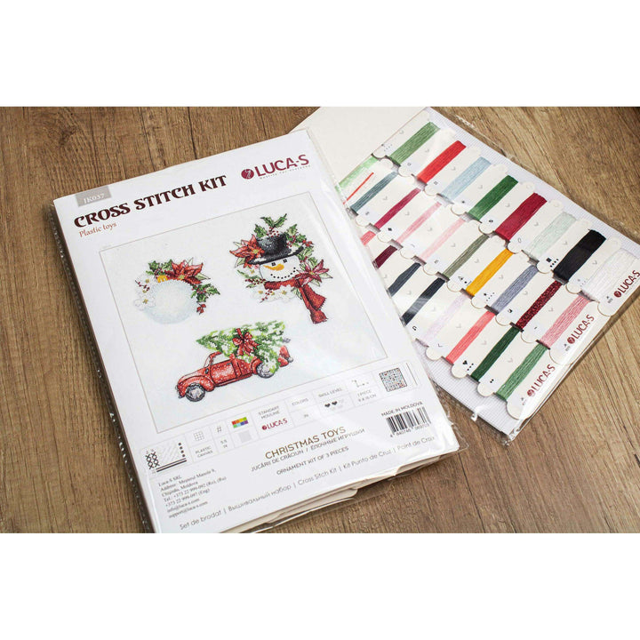 Christmas Toys JK037L Counted Cross-Stitch Kit