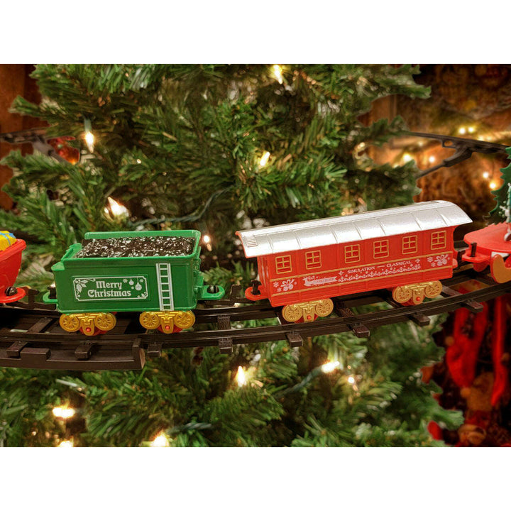 Christmas Train with Christmas Tree Stand F07M4-35-W268
