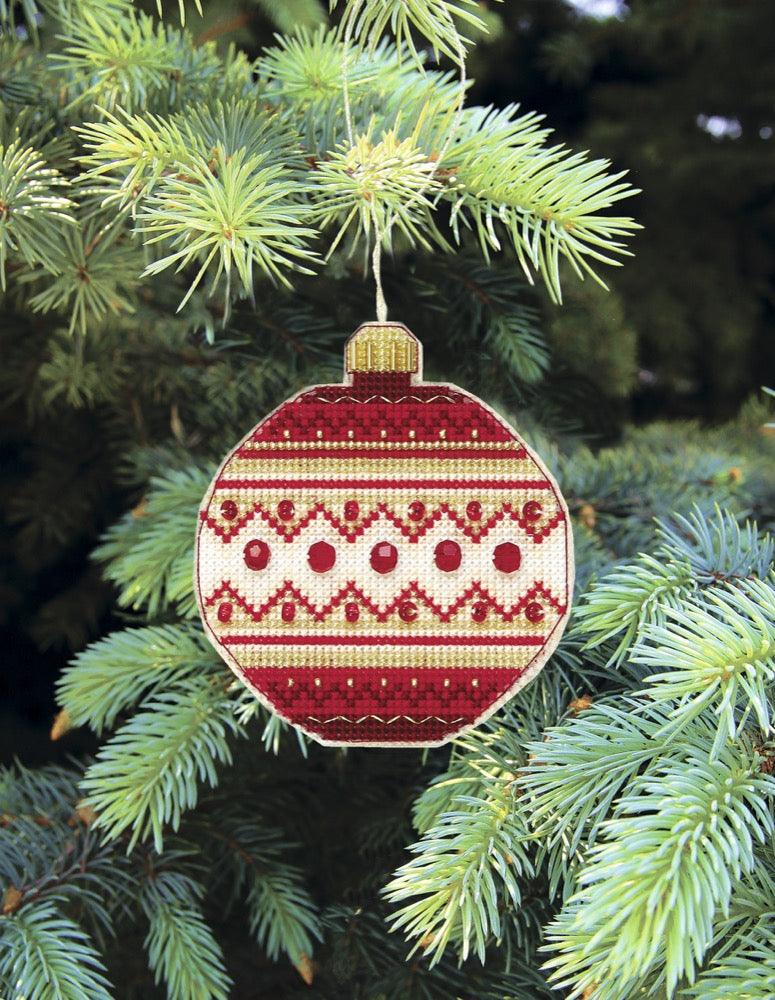 Christmas tree toy. Plastic Canvas Cross-stitch kit T-10C