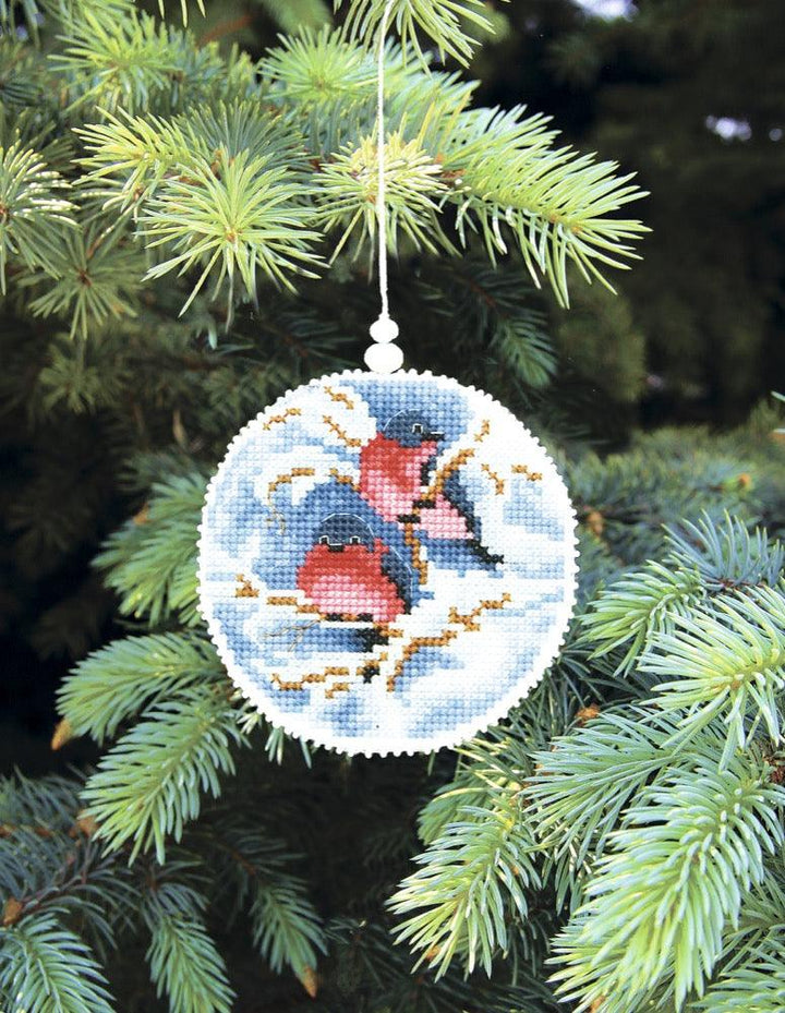 Christmas tree toy. Plastic Canvas Cross-stitch kit T-17C