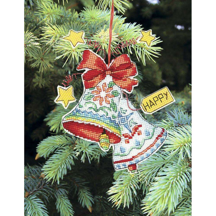 Christmas tree toy. Plastic Canvas Cross-stitch kit T-06C