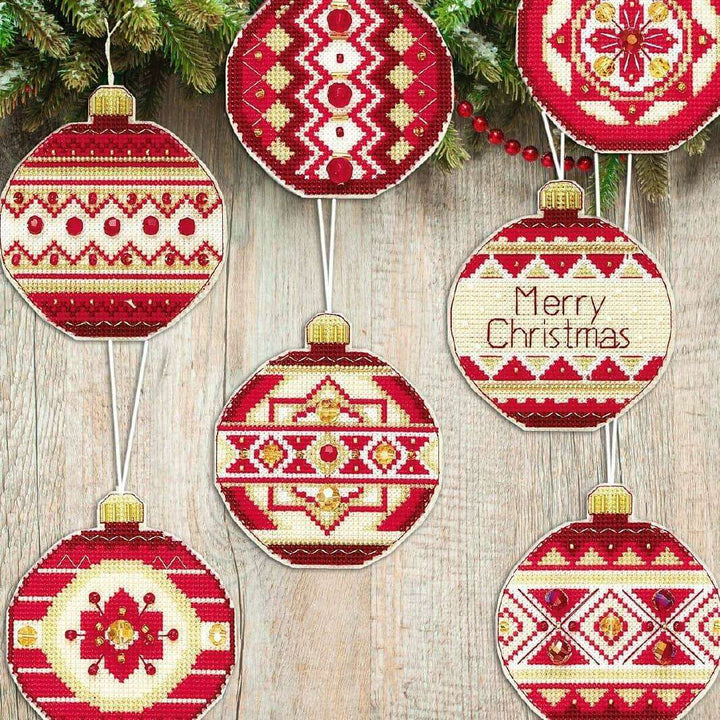 Christmas tree toy. Plastic Canvas Cross-stitch kit T-10C