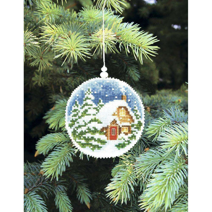 Christmas tree toy. Plastic Canvas Cross-stitch kit T-15C