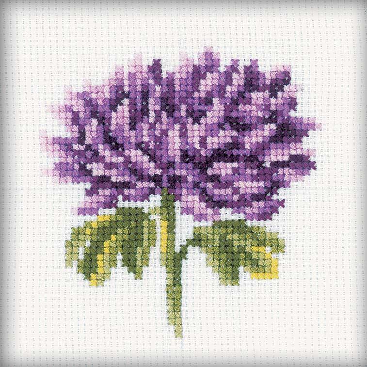 Chrysanthemums H166 Counted Cross Stitch Kit
