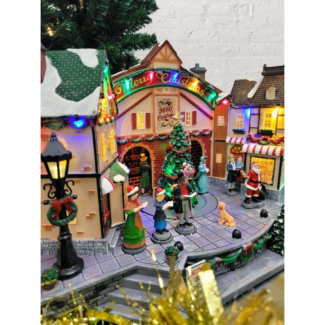 City Centre Tree - Christmas Carols. Christmas Village F07M4-23-216