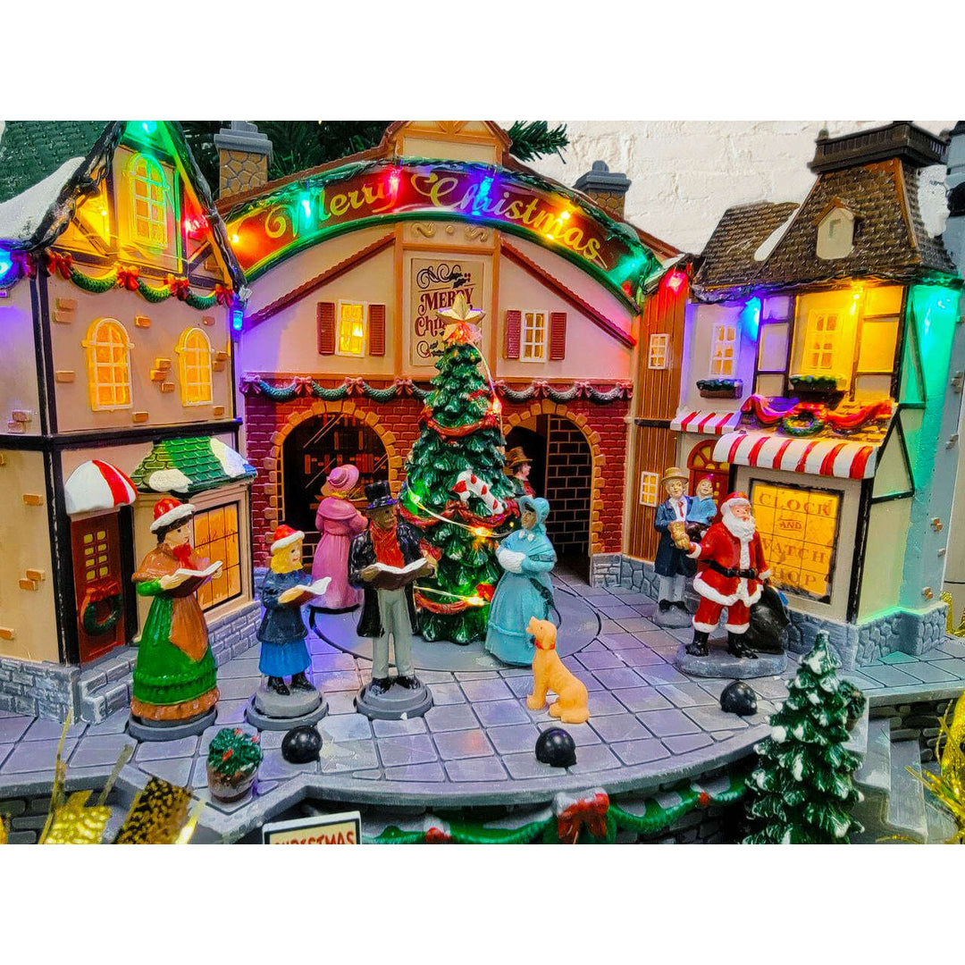 City Centre Tree - Christmas Carols. Christmas Village F07M4-23-216
