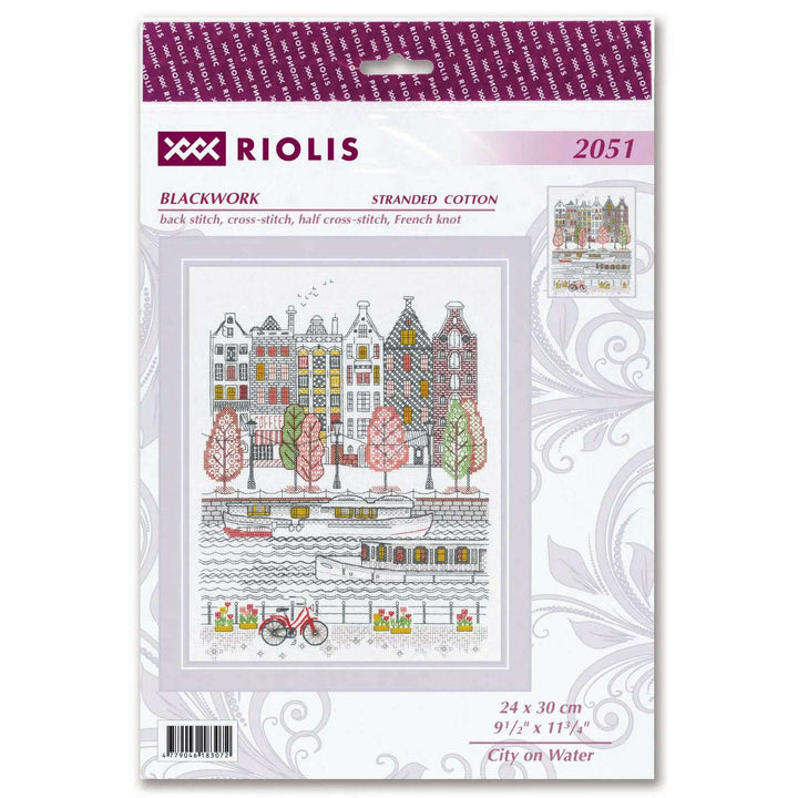 City on Water R2051 Counted Cross Stitch Kit