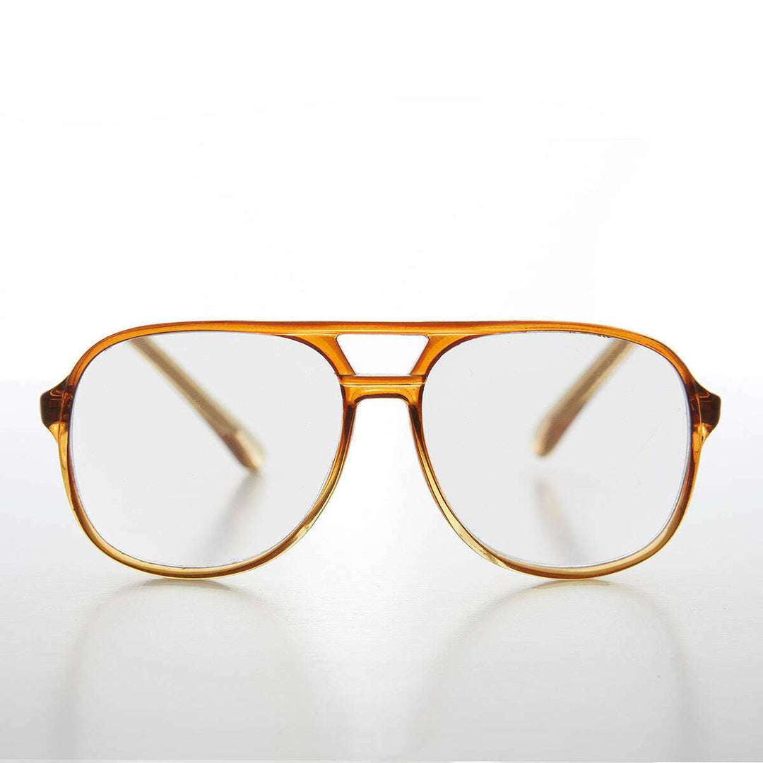 Classic Chestnut Aviator Vintage Reading Glasses - Irwin