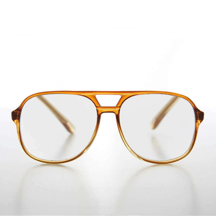 Classic Chestnut Aviator Vintage Reading Glasses - Irwin