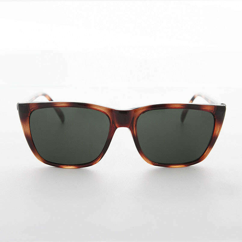 Classic Large Rectangle Frame Vintage Sunglass - Nan