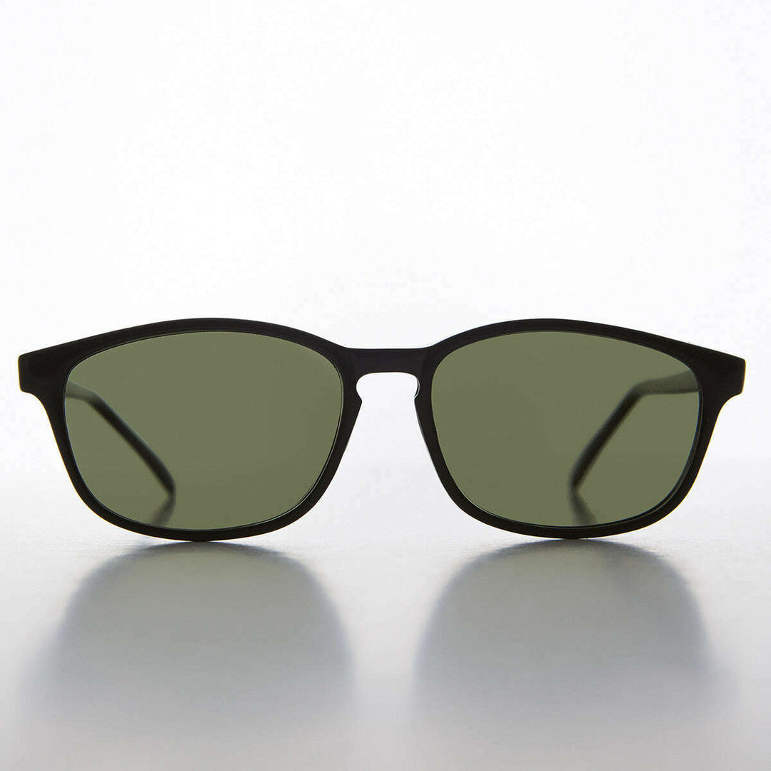 Classic Square Sunglass with Keyhole Bridge - Blake