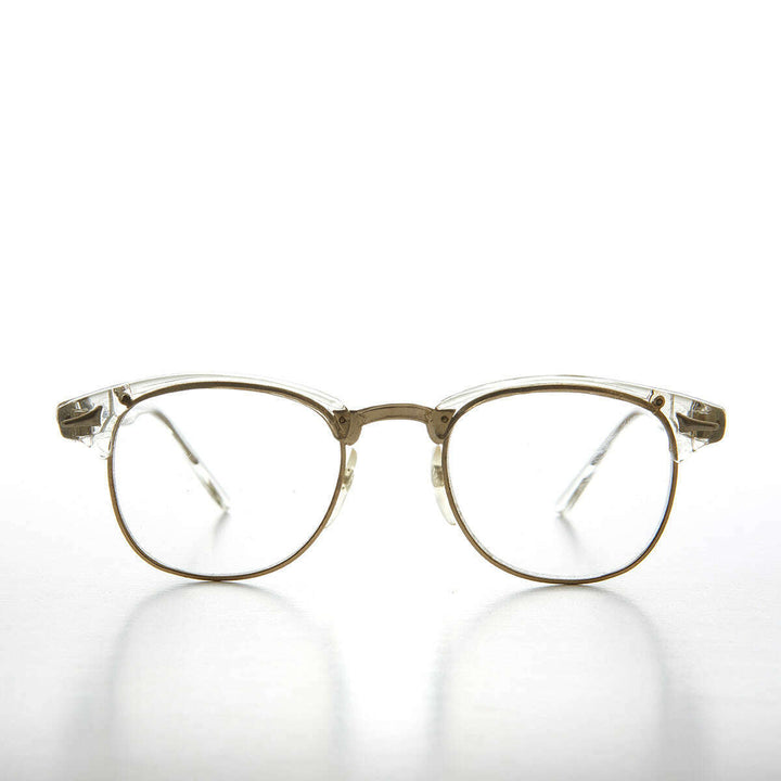Clear Frame Hipster Clear Lens Vintage Glasses - Sanders
