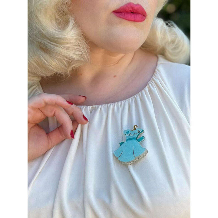 Closet Couture Brooch by Asia Ellington x Lipstick & Chrome